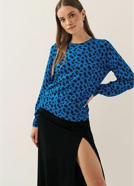 PRINTED ROUND NECK - кофта