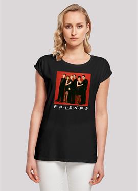 EXTENDED SHOULDER FRIENDS TV SERIE GROUP PHOTO FORMAL - футболка print
