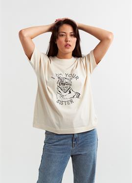 JONI TIGER NATURAL - футболка print