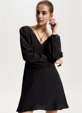 V-NECK FIT AND FLARE - платье