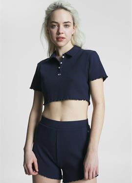 POINTELLE CROPPED FIT - поло