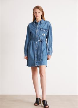 BELTED UTILITY блузка DRESS - джинсовое платье