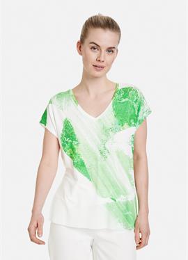 Блузка WITH V-NECK - футболка print
