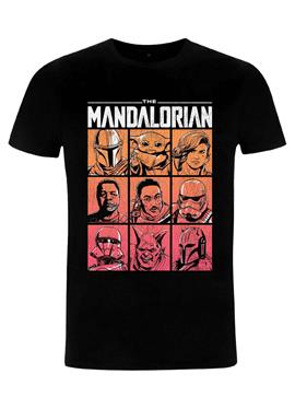 STAR WARS: MANDALORIAN ALL STAR CAST - футболка print